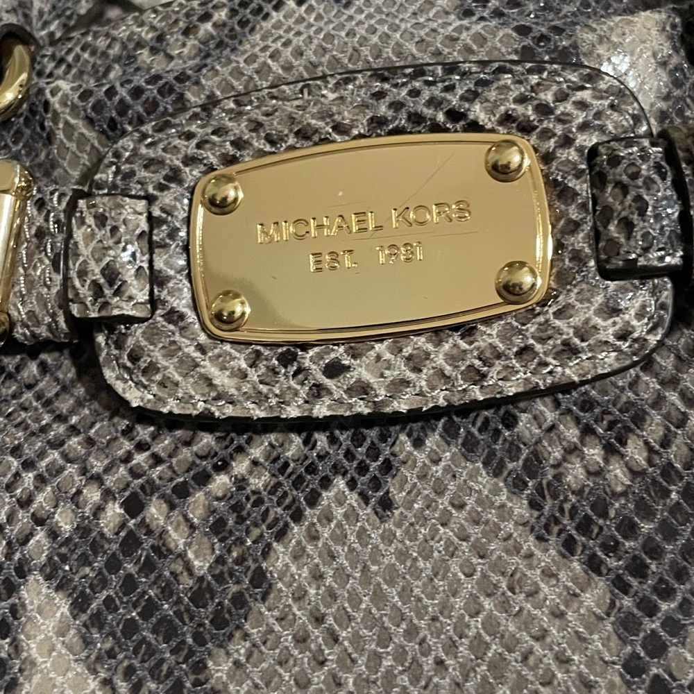 Michael Kors Hamilton Python Print Bag - image 2
